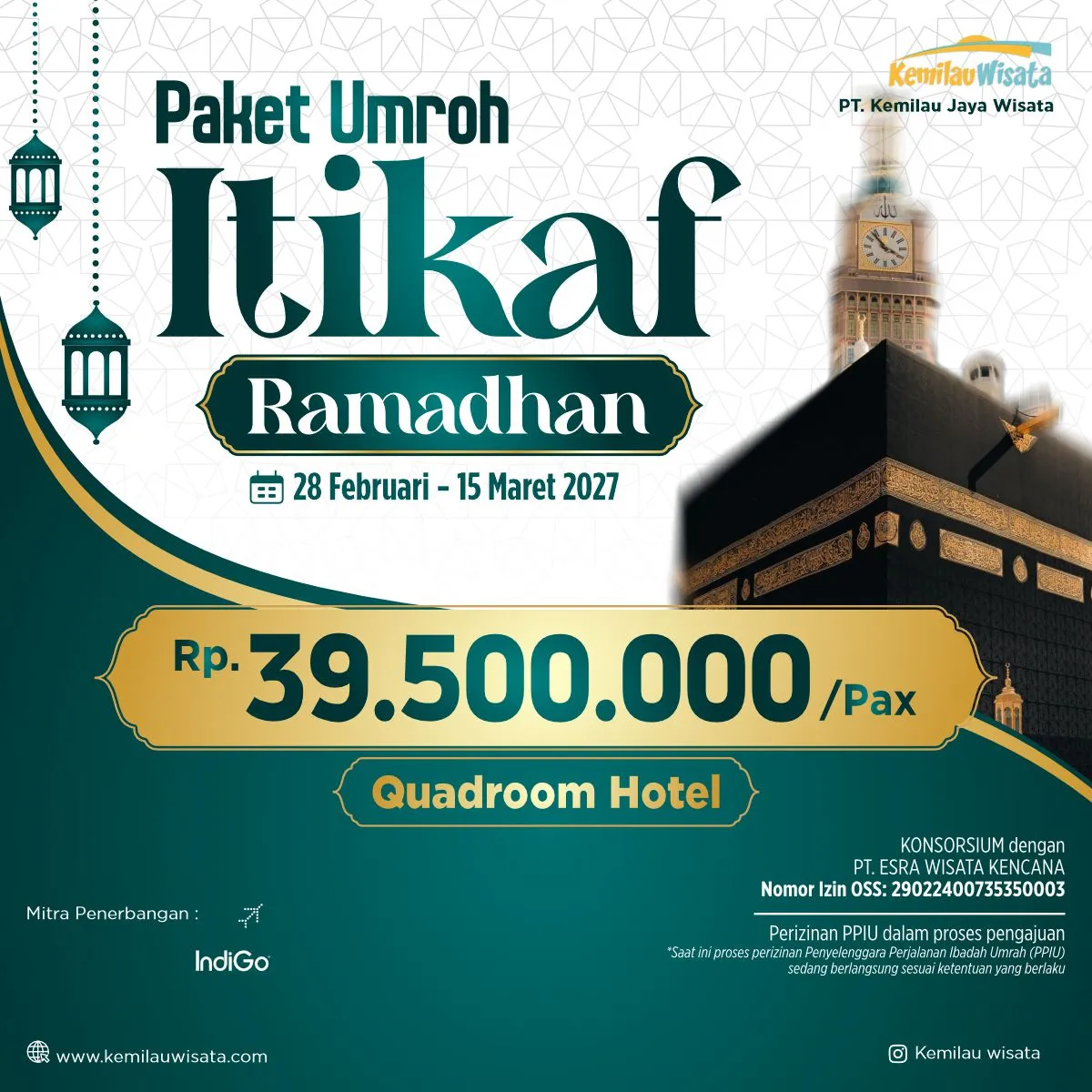 Umroh I’tikaf Ramadhan